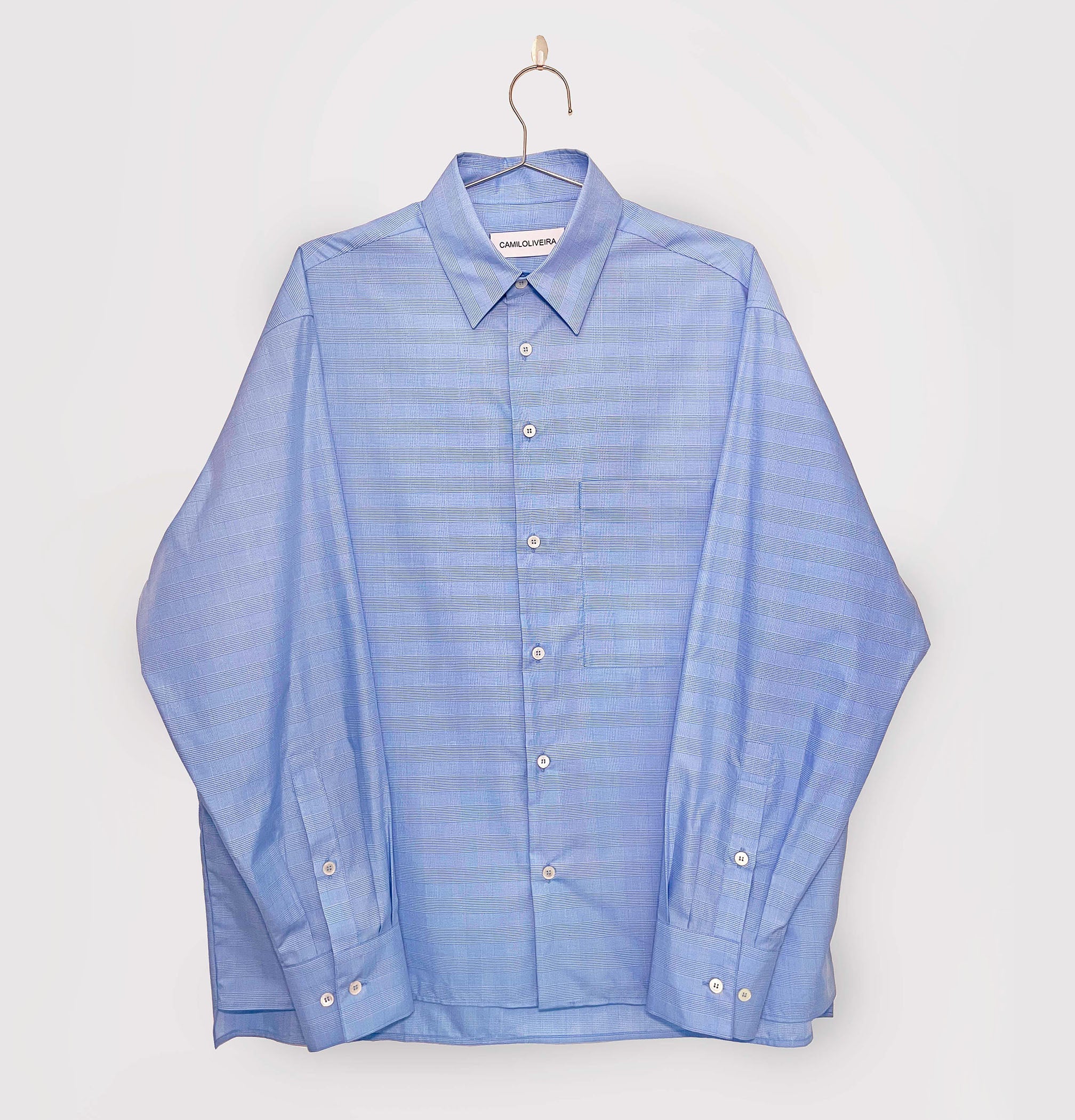 Blue Squares — 100% Cotton