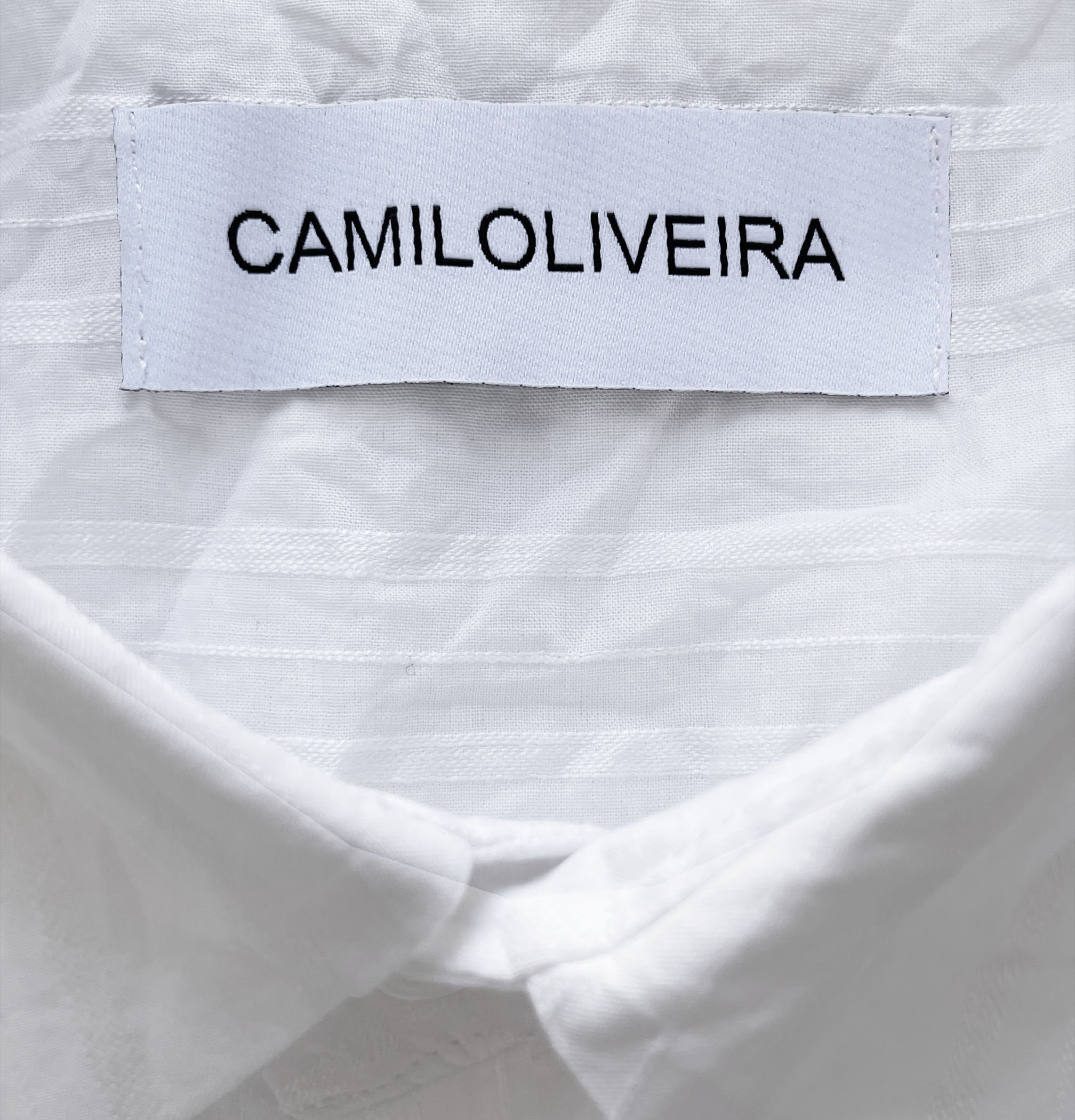 White Stripes — 76% Cotton 24% Linen